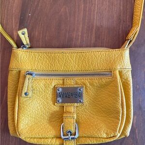 Kenneth Cole Reaction Mustard Crossbody Bag